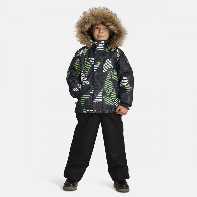Huppa Зимний костюм для мальчика Winter
 (зеленый с серым)