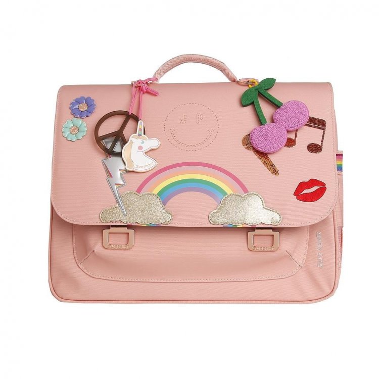 Портфель Jeune Premier It Bag Midi Lady Gadget Pink (розовый с принтом) 103784 Jeune Premier ITD23159 