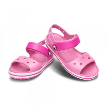 Фото 3 Сандалии Crocs Crocband Sandal Kids (розовый) 17501 Crocs 12856-604