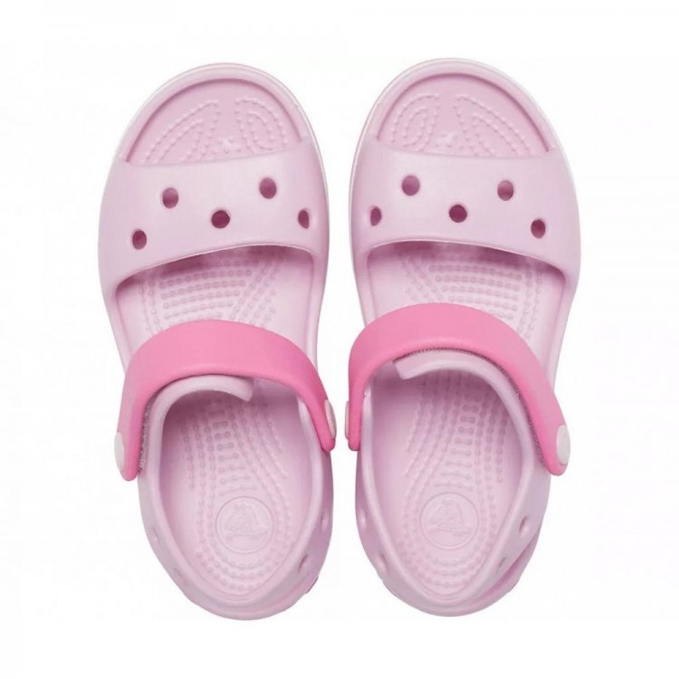 Фото 3 Crocband Sandal Kids (розовый) 119082 Crocs 12856-6GD