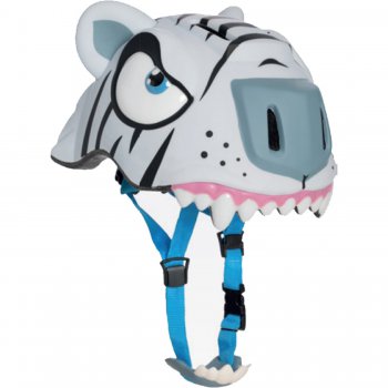 Шлем WHITE TIGER (белый) 42655 Crazy Safety 001-002 