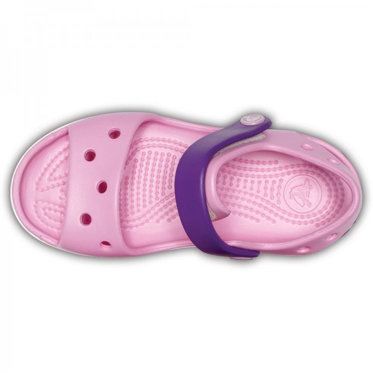 Фото 3 Сандалии Crocs Crocband Sandal Kids (розовый) 46723 Crocs 12856-6AI