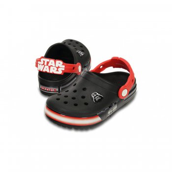 Фото 4 Сабо CrocsLights Star Wars Vader (черный с красным) 31888 Crocs 16160-0X9