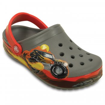 Crocband Monster Truck Clog K (серый) 33340 Crocs 202663-019 
