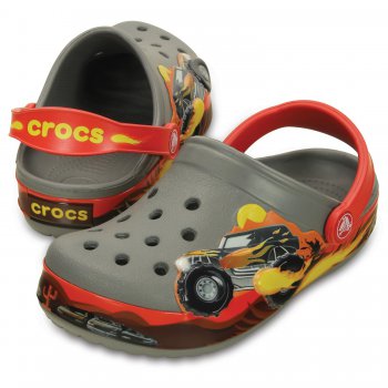 Фото 4 Crocband Monster Truck Clog K (серый) 33340 Crocs 202663-019