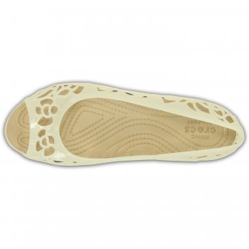 Фото 2 Балетки Isadella Jelly Flat W (бежевый) 31594 Crocs 203285-159