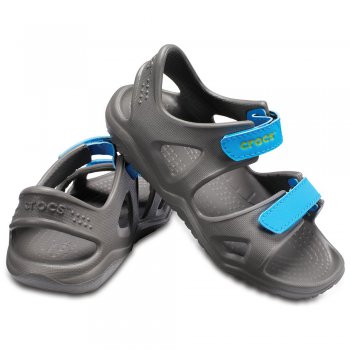 Фото 2 Сандалии Swiftwater River Sandal (серый) 46721 Crocs 204988-01O