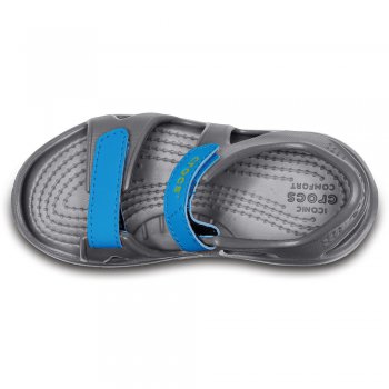 Фото 3 Сандалии Swiftwater River Sandal (серый) 46721 Crocs 204988-01O