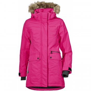 Куртка Didriksons для девушки ZOE PARKA (фуксия) 42384 Didriksons 501567 070 