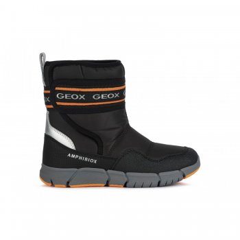 Ботинки Flexyper (черный с оранжевым) 53444 Geox J049XC C0038 