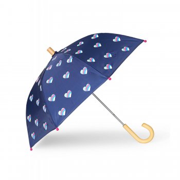 Зонт (синий с сердцами) 51266 Hatley S20SHK021 