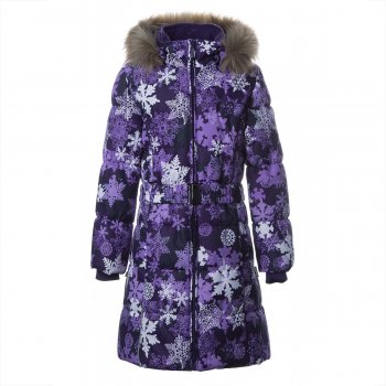 Пальто Huppa Yacaranda (фиолетовый со снежинками) 57187 Huppa 12030030 01573 