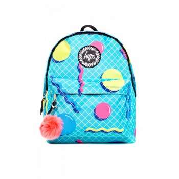 Hype Рюкзак с брелком PASTEL CAMO (голубой принт)