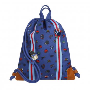 Jeune Premier Сумка City Bag Sports Caps (голубой с принтом)