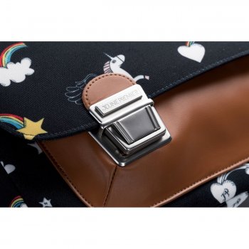 Фото 6 Портфель Jeune Premier Classic Midi Rainbow Unicorn (синий с единорогами) 54628 Jeune Premier CLD 20138