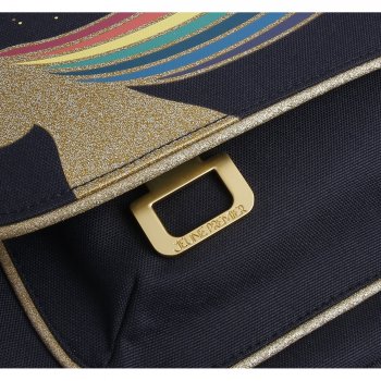Фото 5 Портфель It Bag Midi  Unicorn Gold (темно-синий с радужным единорогом) 51825 Jeune Premier ITD 20129