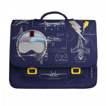 Портфель It Bag Midi  Wingman (синий с принтом) 51830 Jeune Premier ITD 20152 