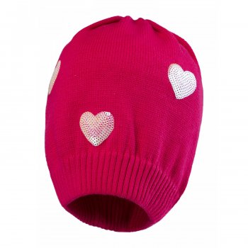 Шапка Kerry NALA (розовый с сердцами) 51001 Kerry K20083 186 
