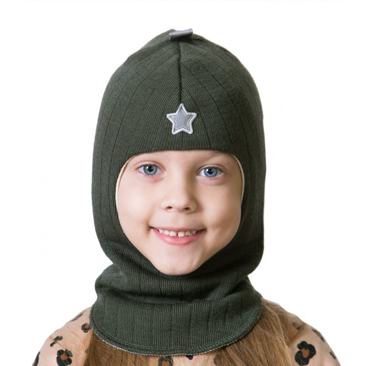 Kivat Шлем (зеленый со звездой)