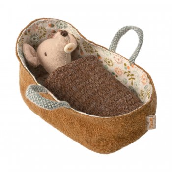 Новорожденный мышонок в переносной люльке (8 см) 52984 Maileg 16-9713-00 