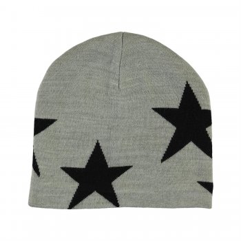Molo Шапка Colder Grey melange (серый со звездами)