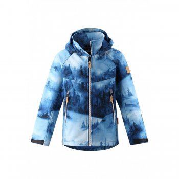 Reima Куртка softshell Vild (пейзаж на синем)