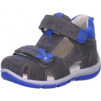 Сандалии закрытые (серый с самолетом) 29385 Superfit 6-00144-06 