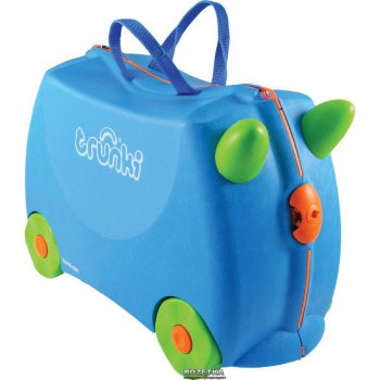 Trunki Чемодан на колесиках Terrance (голубой)