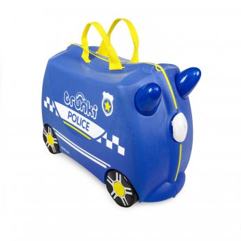 Trunki Чемодан на колесиках Полицеская машина Перси