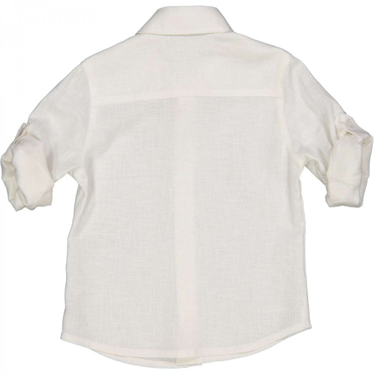 Фото 2 Рубашка из льна (белый) 52571 Trybeyond 999 80010 00 10E