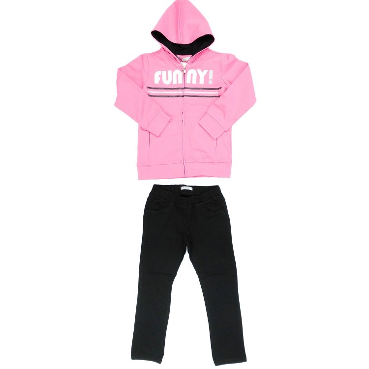 Trybeyond Комплект: кофта, брюки (розовый с черным)
