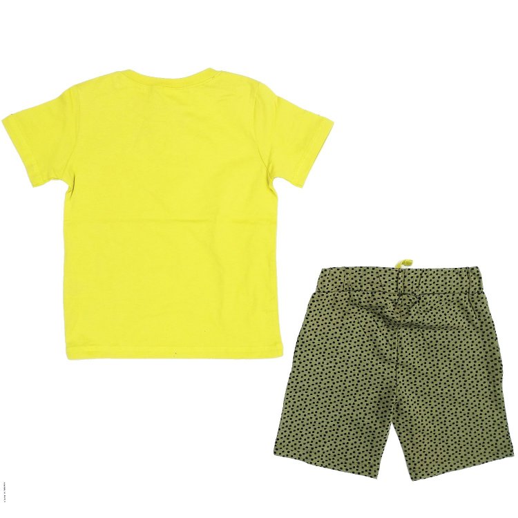 Фото 2 Комплект: футболка и шорты (желтый с принтом) 51305 Tuc Tuc 11280199