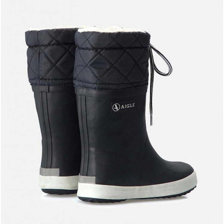 Фото 3 Резиновые сапоги утепленные GIBOULEE (темно-синий) 68992 Aigle 24532