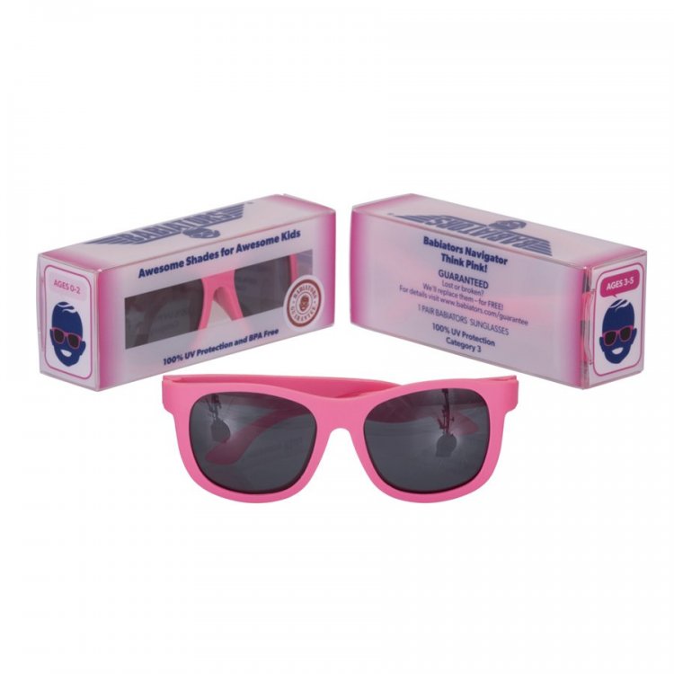 Фото 5 Солнцезащитные очки Original Navigator (розовые помыслы) 121917 Babiators O-NAV002