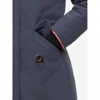 Фото 7 Пуховое пальто женское HATANGA V4 (серо-синий) 71306 Bask 20H01 9374