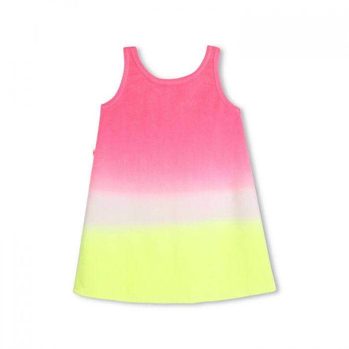 Платье (фуксия/желтый)