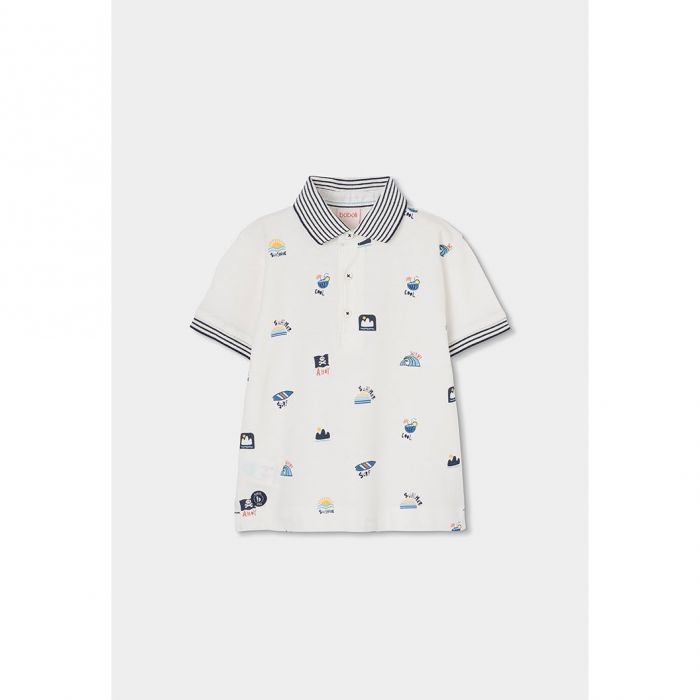 Футболка-поло (белый)