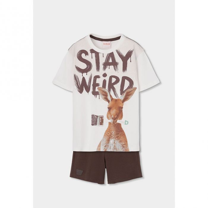 Комплект: футболка+шорты (белый)