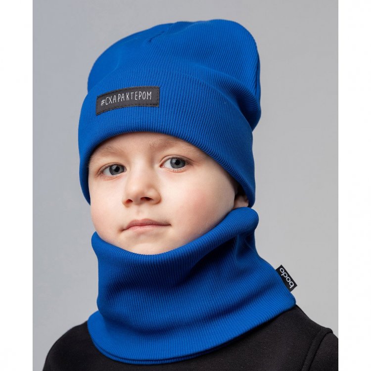 Bodo Комплект: шапка+снуд (синий)