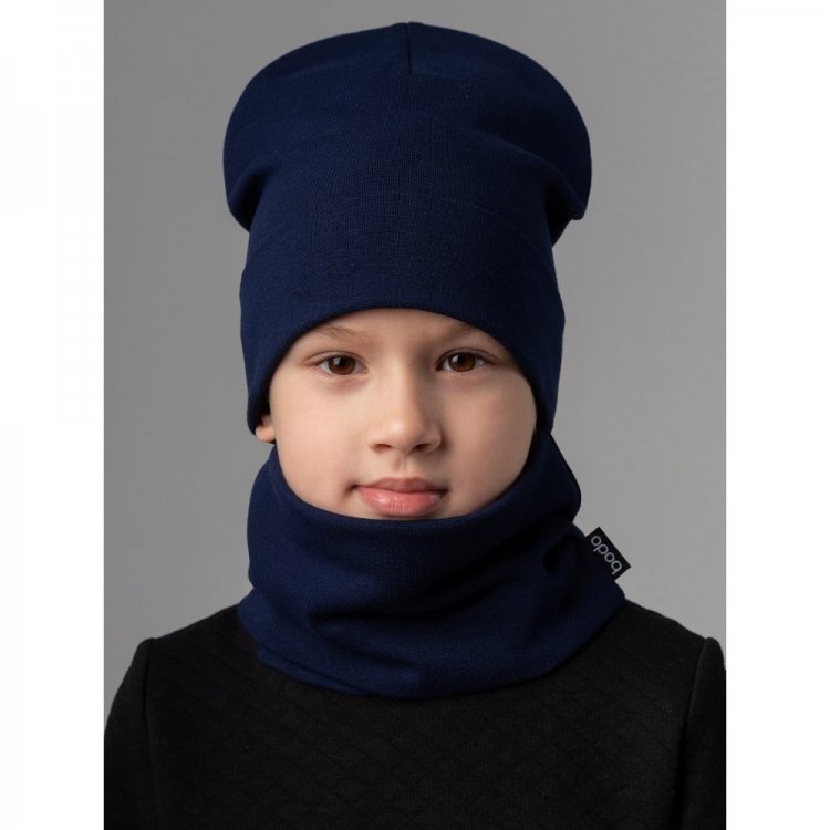 Bodo Комплект: шапка+снуд (темно-синий)