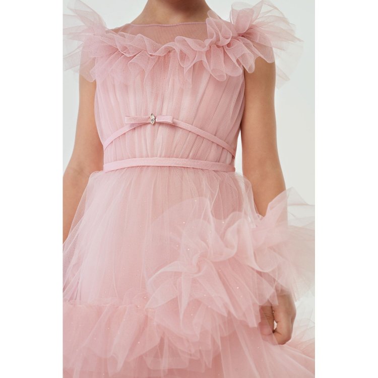 Фото 9 Платье с пышными оборками (розовый) 112761 Choupette 1510 43