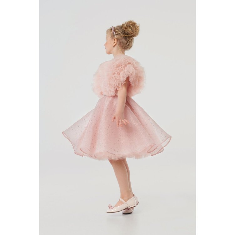 Фото 10 Платье с пышными рукавами (розовый) 112751 Choupette 1514 43