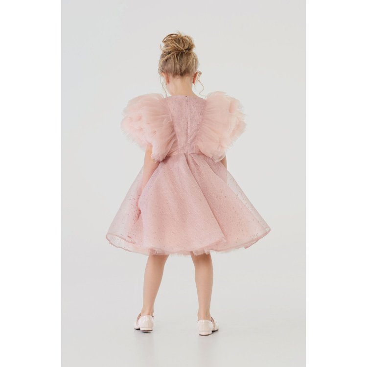 Фото 5 Платье с пышными рукавами (розовый) 112751 Choupette 1514 43