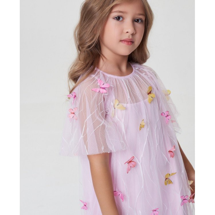 Фото 6 Платье из фактурной ткани (розовый) 117544 Choupette 70 118