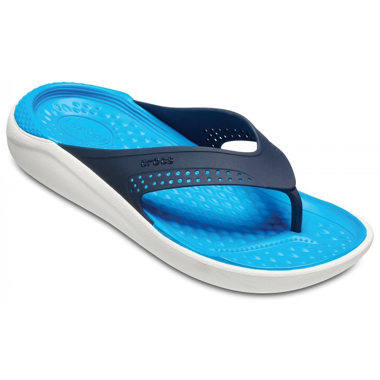 Crocs Шлепанцы Literide Flip (синий)