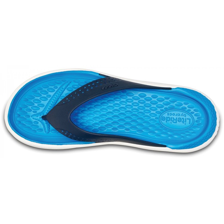 Фото 4 Шлепанцы Literide Flip (синий) 67424 Crocs 205182-462