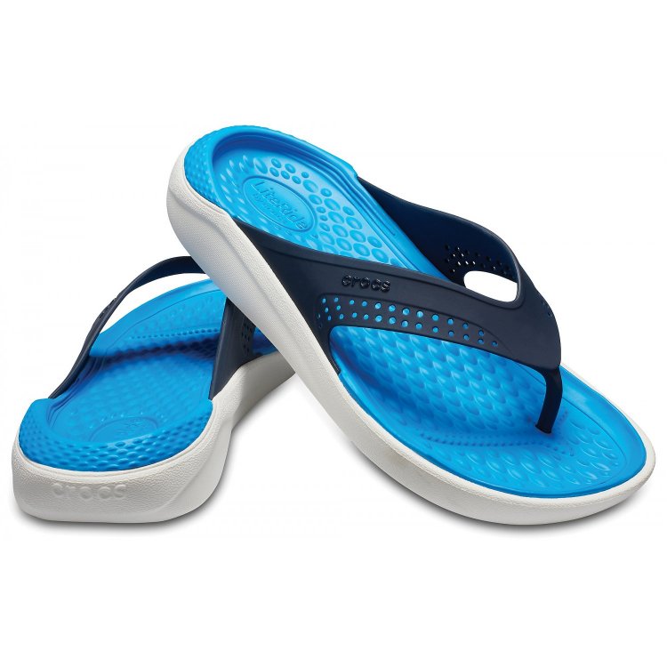 Фото 6 Шлепанцы Literide Flip (синий) 67424 Crocs 205182-462
