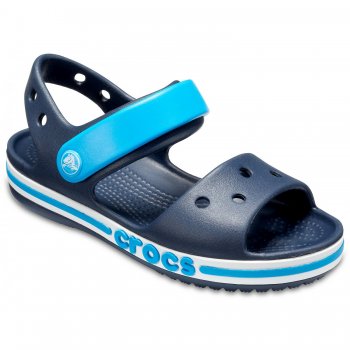 Crocs Сандалии Kids Bayaband Sandal (темно-синий с голубым)