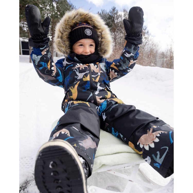 Фото 2 Комбинезон Deux par Deux PLAY (синий с динозаврами) 135144 Deux par Deux H10 PB74 026