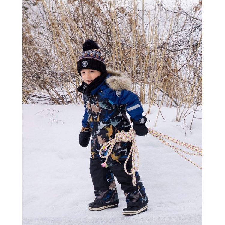 Фото 3 Комбинезон Deux par Deux PLAY (синий с динозаврами) 135144 Deux par Deux H10 PB74 026